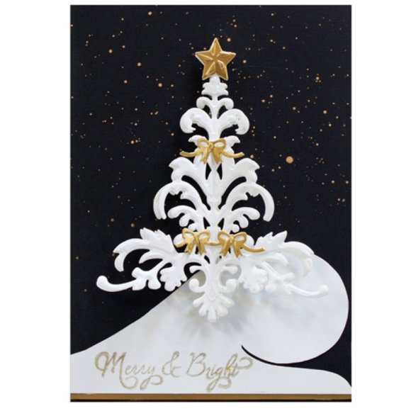 Spellbinders Tree with bows 4 pcs die set - Picture 4 of 5